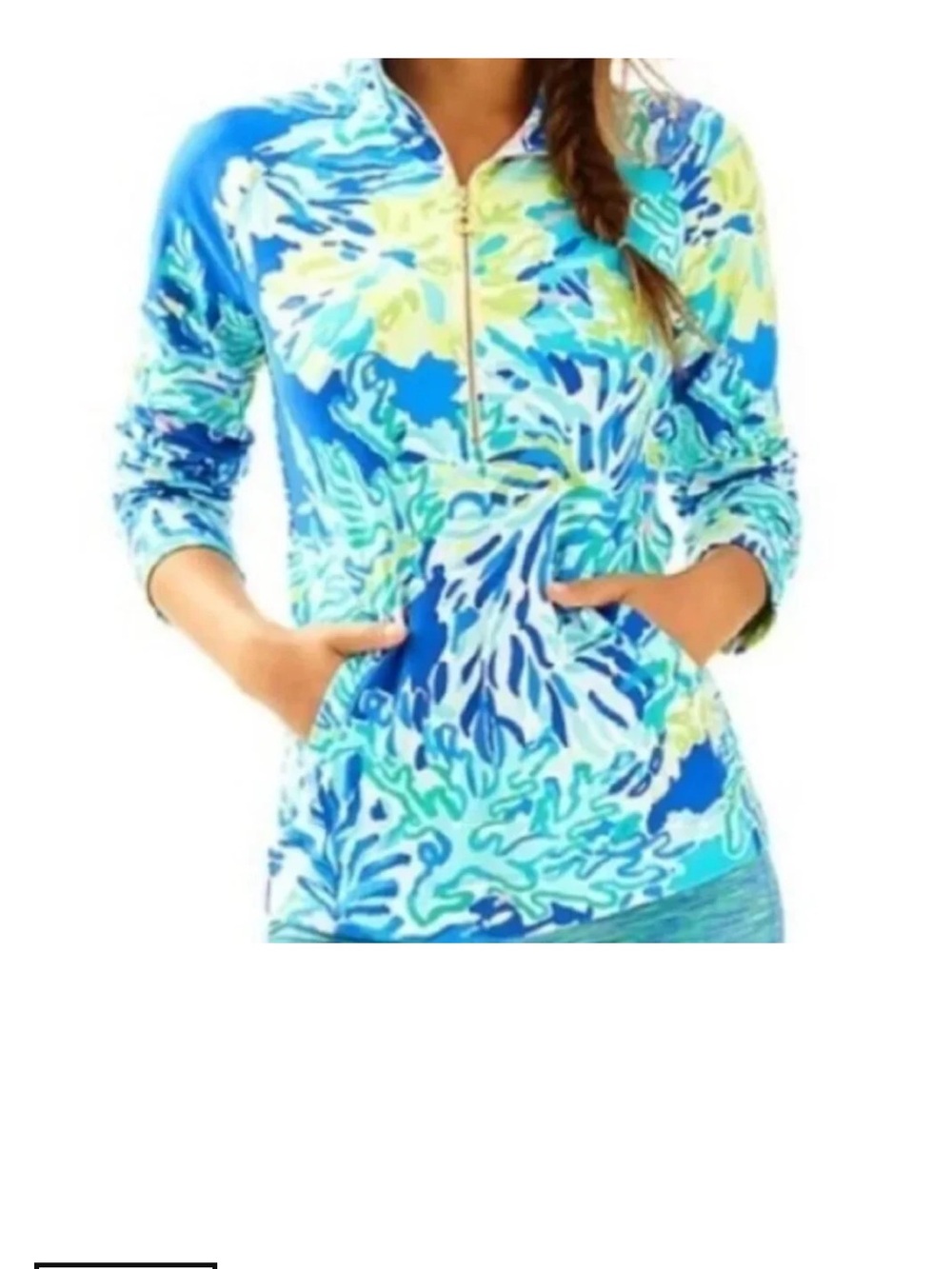 Lilly Pulitzer Skipper Popover - Wade and Sea - L - Picture 11 of 11